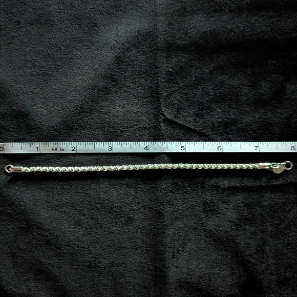 925 Sterling Silver Chain Bracelet for Women - Picture 6 of 7